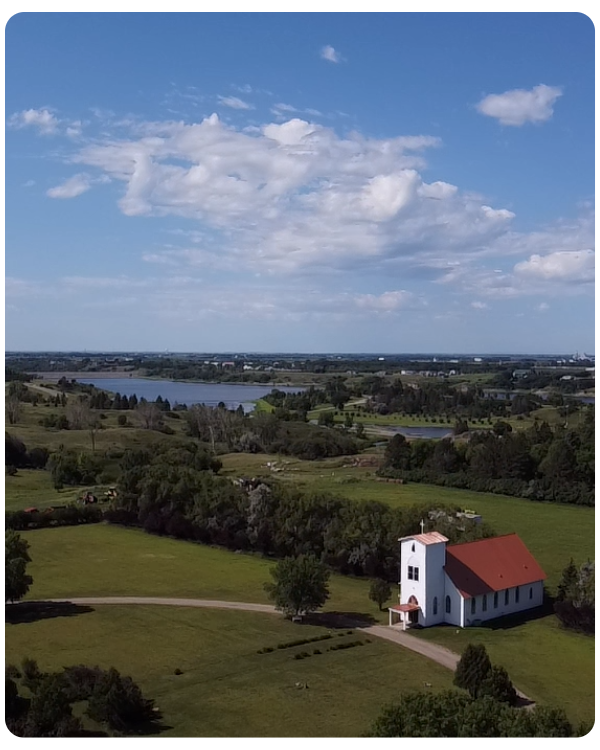Cemetery grounds in Jamestown North Dakota